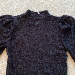 NWOT Free People Lace Blouse